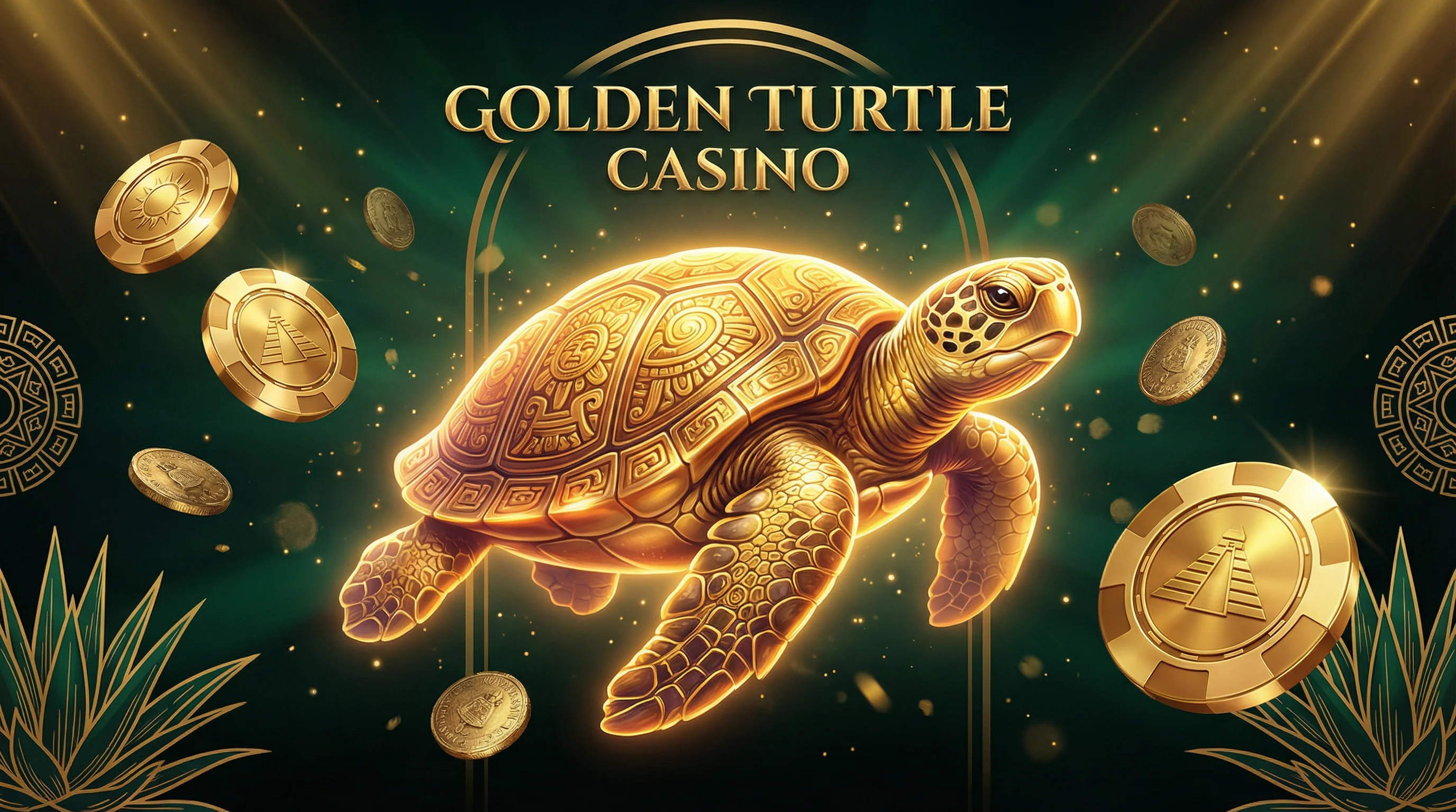 Casino Codere Apuestas con tema de tortuga dorada y monedas de oro